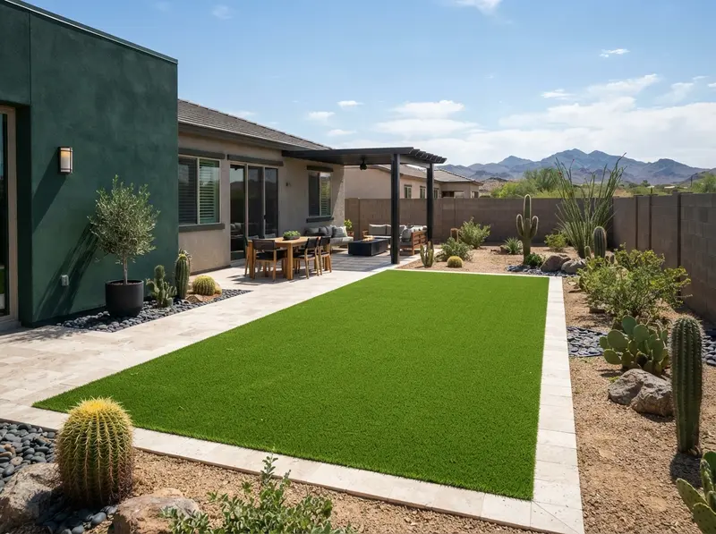 Professional artificial turf installation in Yuma Professional artificial turf installation in Yuma