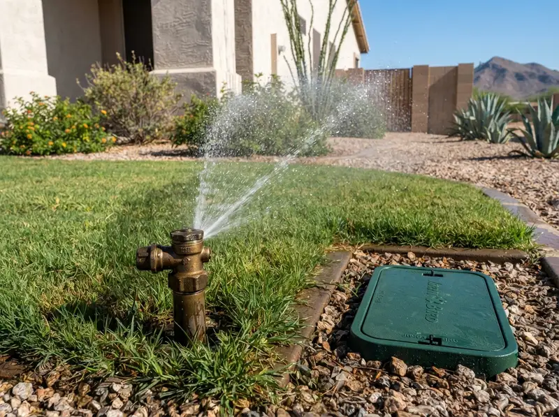 Sprinkler system repair in Yuma AZ